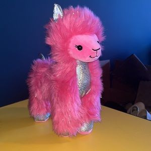 Build a bear pink sparkly llama